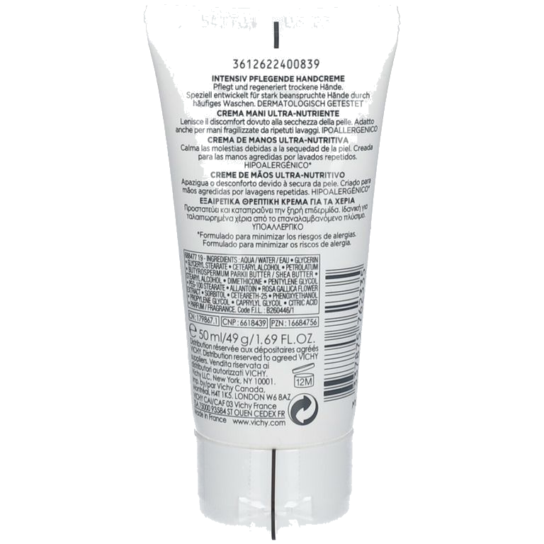 Vichy Crème Mains Ultra-Nourrissante Mains Desséchées et Agressées — visuel 2