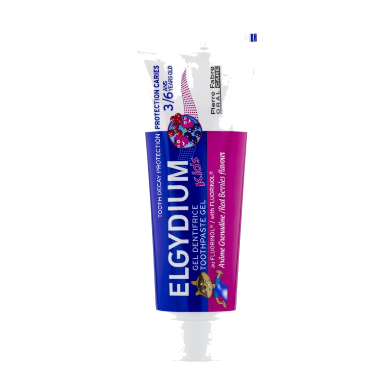 Elgydium Kids Dentifrice 3-6 Ans Grenadine 50 ml — ELGYDIUM