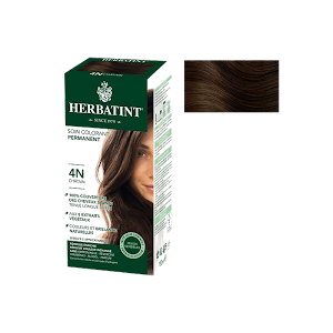 Herbatint- Coloration Cheveux Naturelle 4N Châtain - 150ml
