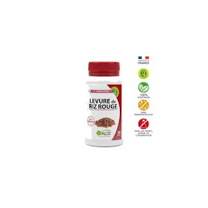 Mgd Levure de Riz Rouge 250mg Boite 120 Gélules