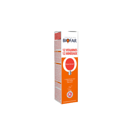 Biofar 12 Vitamines 12 Mineraux - Pleine Forme 20 Comprimés — BIOFAR