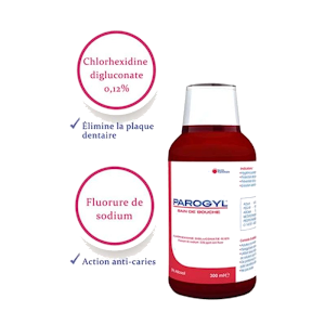 Parogyl Bain de Bouche Gingivale Rouge 300ml