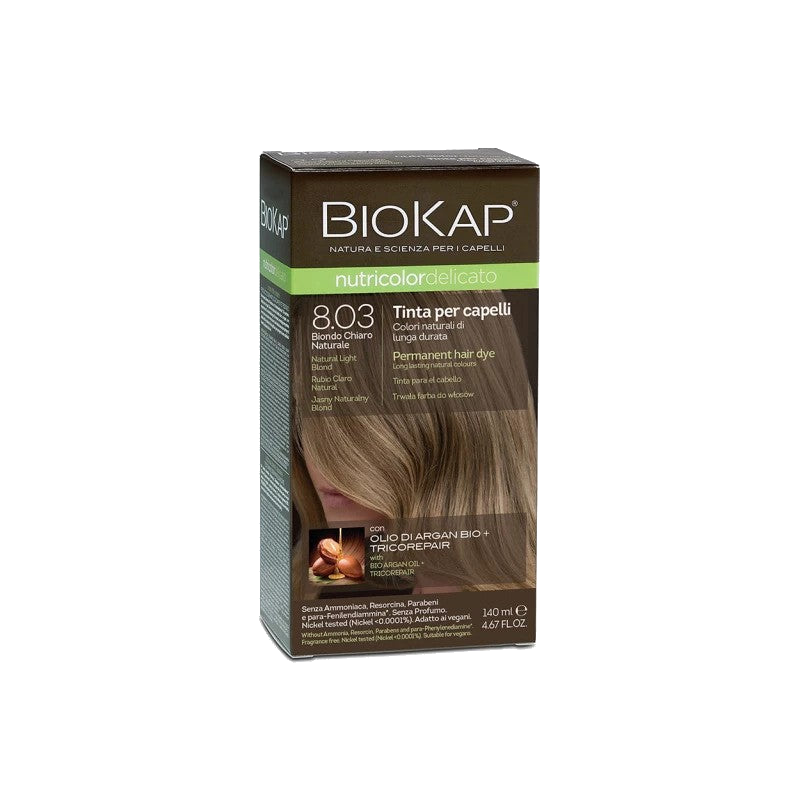 Biokap Nutricolor Delicato N8.03 Blond Clair Naturel — BIOKAP