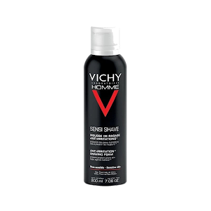 Vichy Homme Mousse à Raser anti-Irritations Peau Sensible 200ml