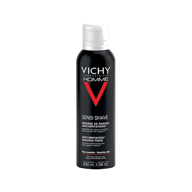 Vichy Homme Mousse à Raser anti-Irritations Peau Sensible 200ml — VICHY
