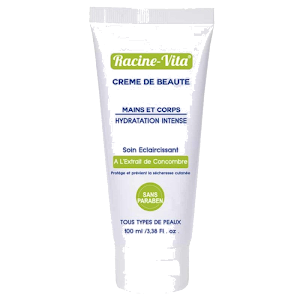 Racine-Vita Creme de Beaute Mains et Corps A l Extrait de Concombre
