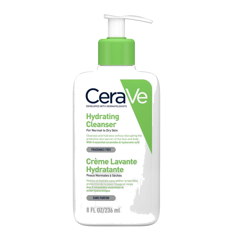 CeraVe Crème Lavante Hydratante Peau Normale à Sèche 236ml — CERAVE