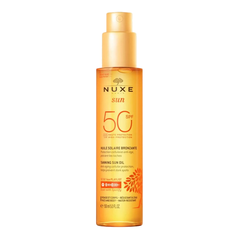 Nuxe Sun Huile Solaire Bronzante SPF50 150ml — NUXE