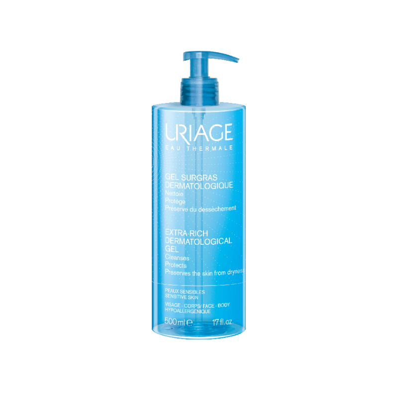 Uriage Eau Thermale Gel Surgras Liquide Dermatologique 500 ml — URIAGE