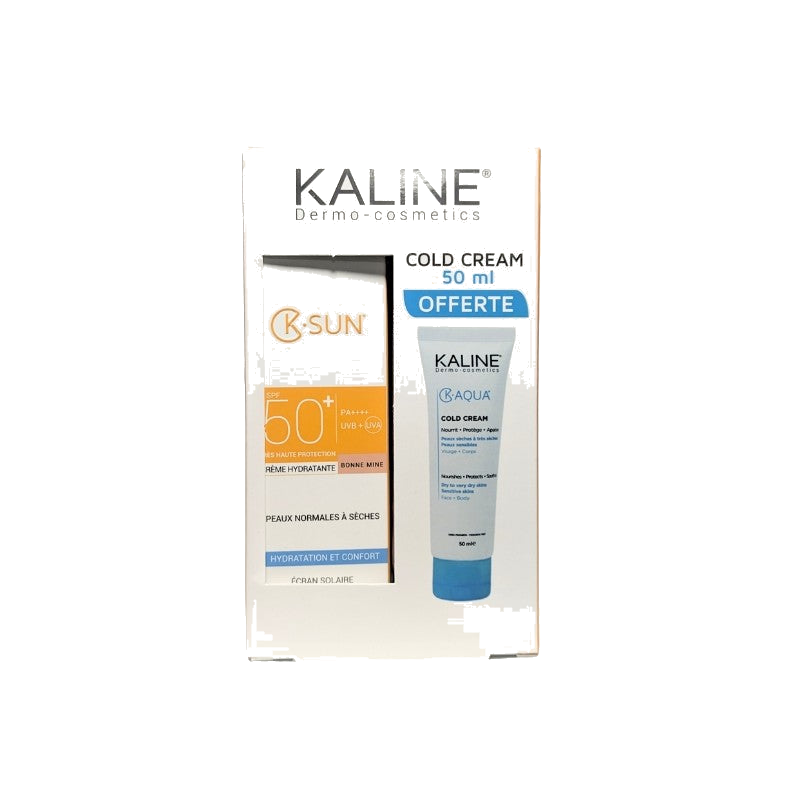 Kaline K-Sun Fluide Solaire Bonne Mine SPF50+ 50ml + Cold Cream 50ml — KALINE