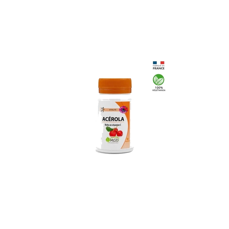 Mgd Acérola Fruits Rouges Boite 30 Comprimés — MGD