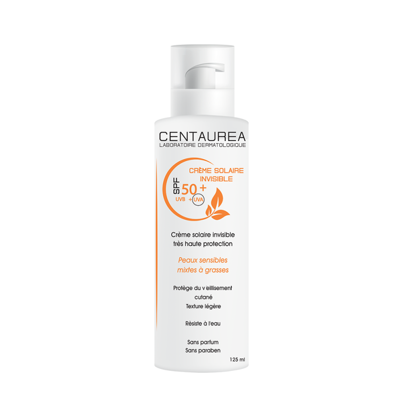 Centaurea Crème Solaire Invisible SPF 50+ (125ml) — CENTAUREA