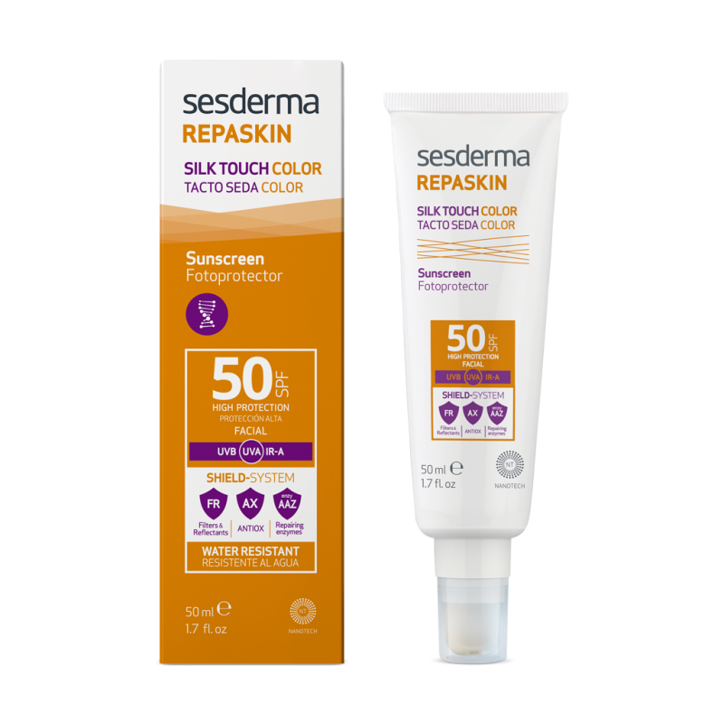 Sesderma Repaskin Silk Touch Texture Soyeuse Teintée SPF 50 — SESDERMA