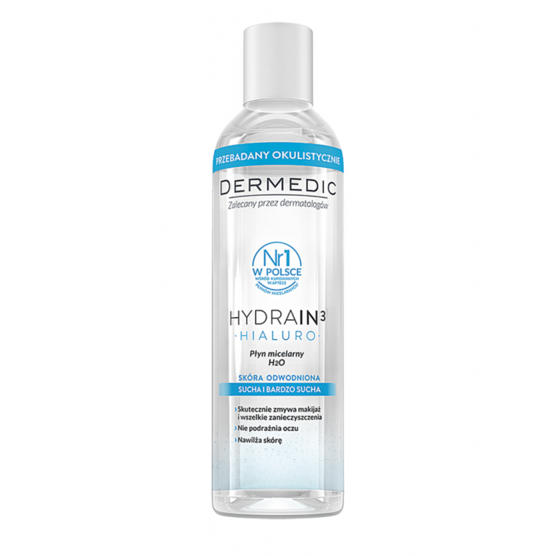 Dermedic Hydrain 3 Hialuro Eau Micellaire H2o 200ml — DERMEDIC