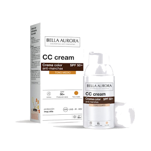 Bella Aurora CC Crème anti-Taches SPF 50+ Teinté Medium 30 ml