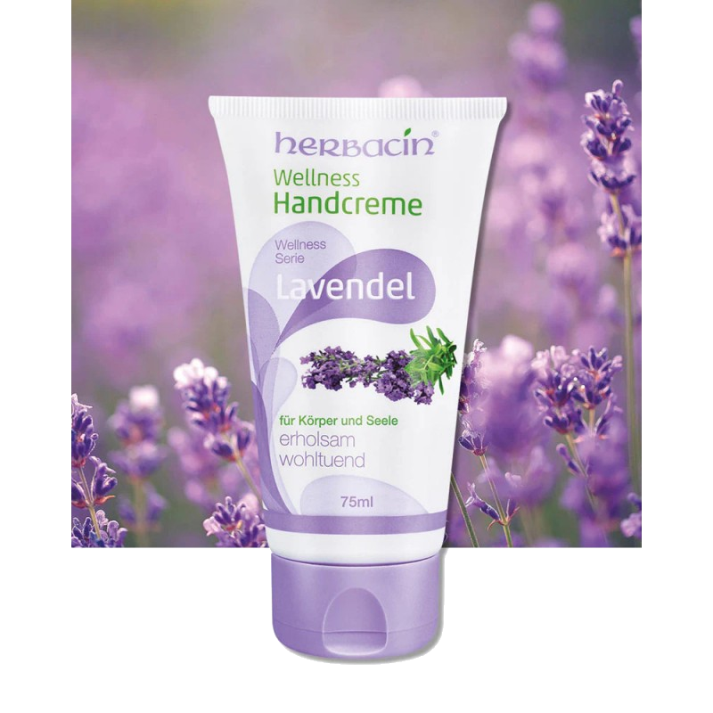 Herbacin Wellness Hand Cream Lavander 75ml — HERBACIN