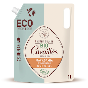Roge Cavailles Eco-Recharge Huile Macadamia Gel Bain Douche Bio 1l