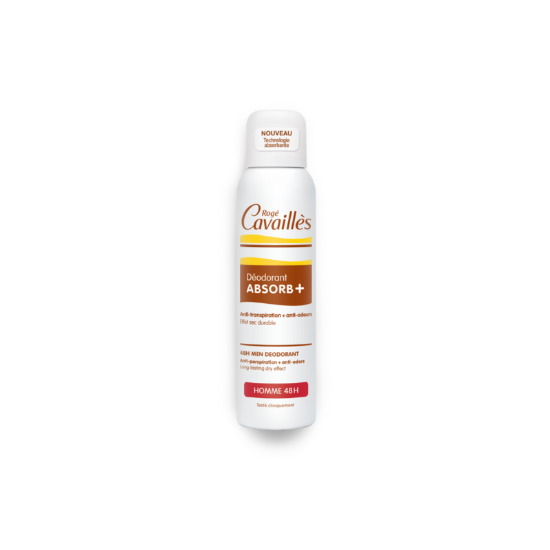 Roge Cavailles Absorb+ Deo Homme Soin Régulateur Spray 48H 150 ml — ROGE CAVAILLES