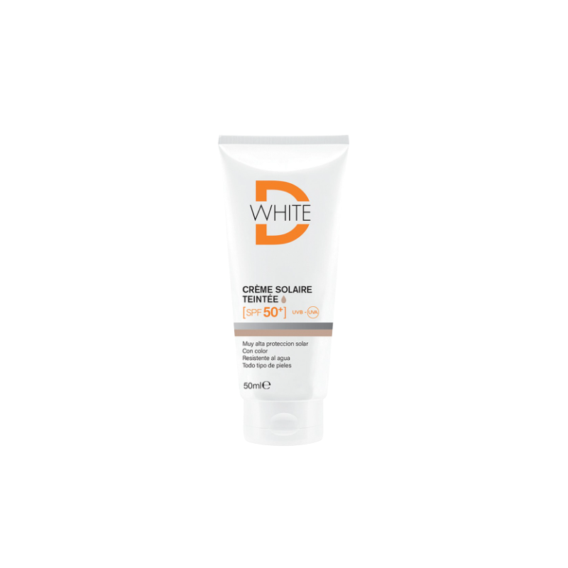 Dwhite Crème Solaire Teintée SPF 50+ 50 ml — DWHITE