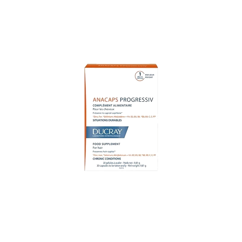 Ducray Anacaps Progressiv 30 Capsules — DUCRAY