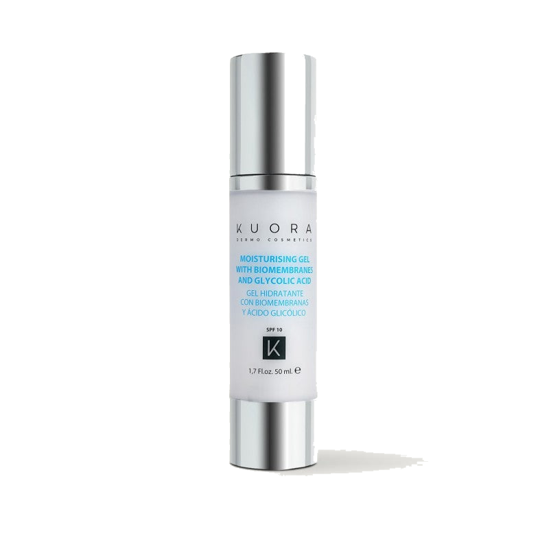 Kuora Gel Hydratant avec Biomembranes et Glycolique Acide SPF10 50ml — KUORA