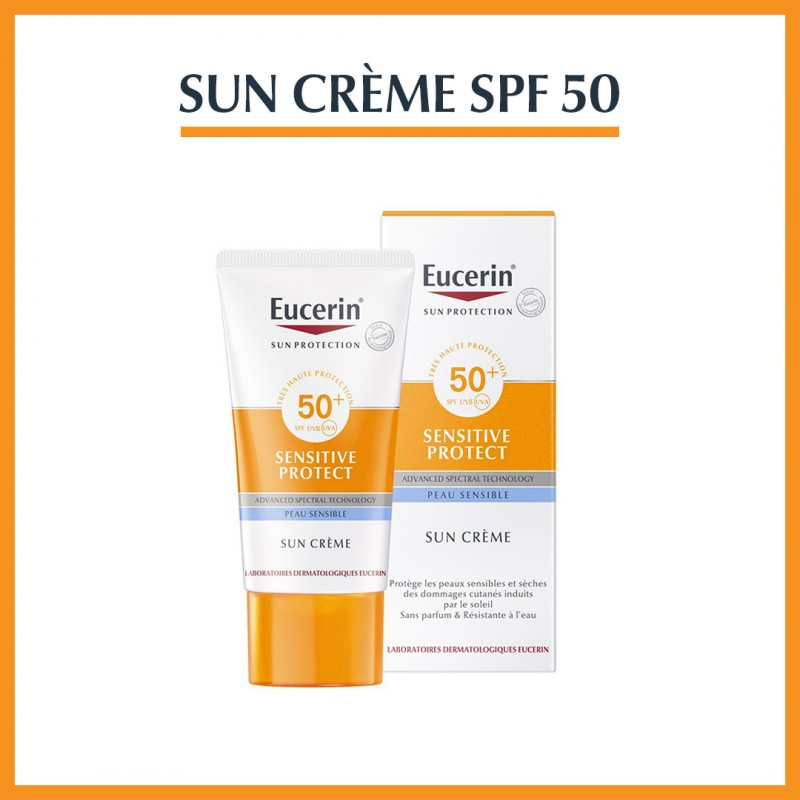 Eucerin Sun Crème Visage SPF 50+ I 50ml — EUCERIN