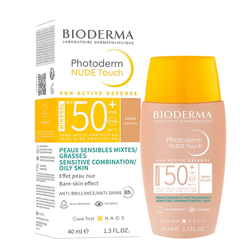 Bioderma Photoderm Nude Touch Teinte Dorée SPF50+ 40 ml — BIODERMA