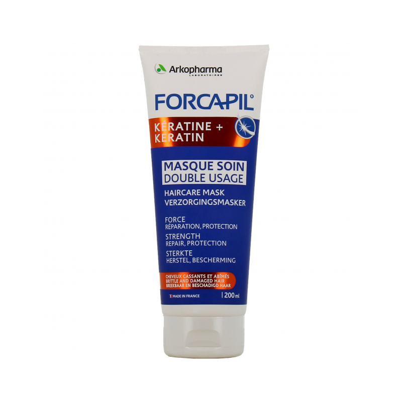 Arkopharma Forcapil Kératine Masque Soin Double Usage 200 ml — ARKOPHARMA