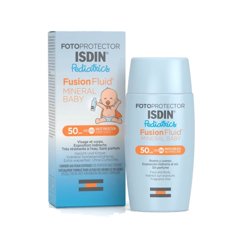 Isdin Fotoprotecteur Fusion Fluide Minérale Bébé Pédiatrie SPF 50+ — ISDIN
