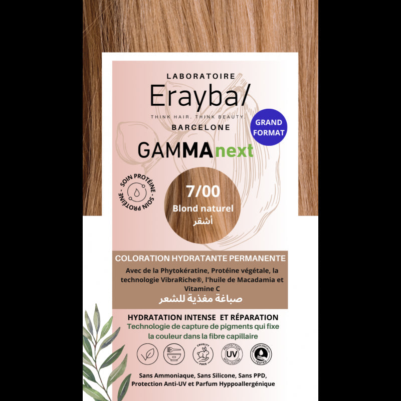 Erayba Coloration Hydratante Permanente Blond Naturel N°7 — ERAYBA