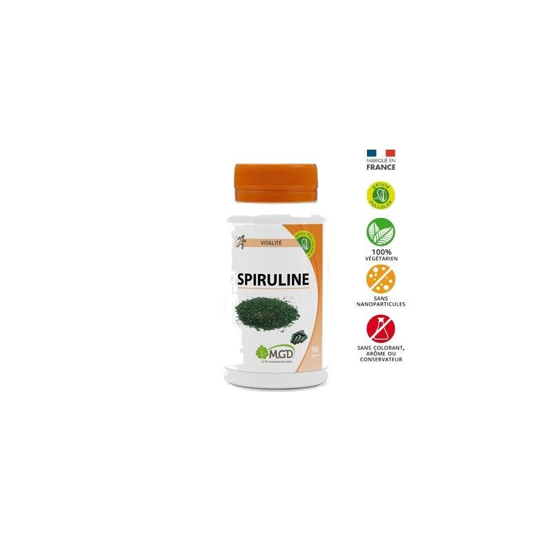 Mgd Spiruline 100 Gélules — MGD