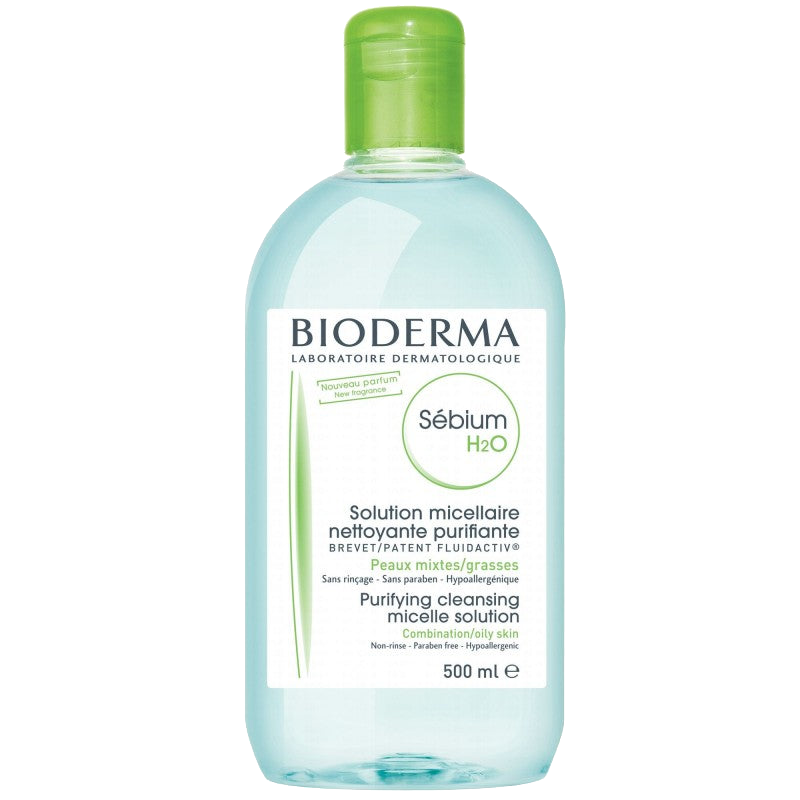 Bioderma Sebium H2o Solution Micellaire Nettoyante Purifiante 500 ml — BIODERMA