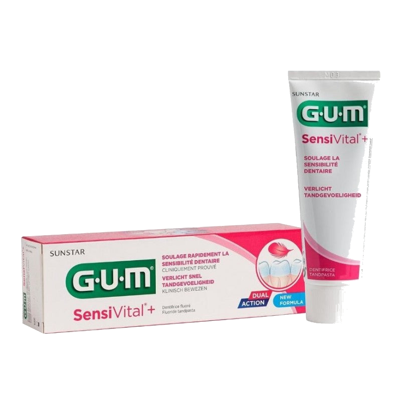 Gum Sensivital+ Dentifrice 75ml — GUM
