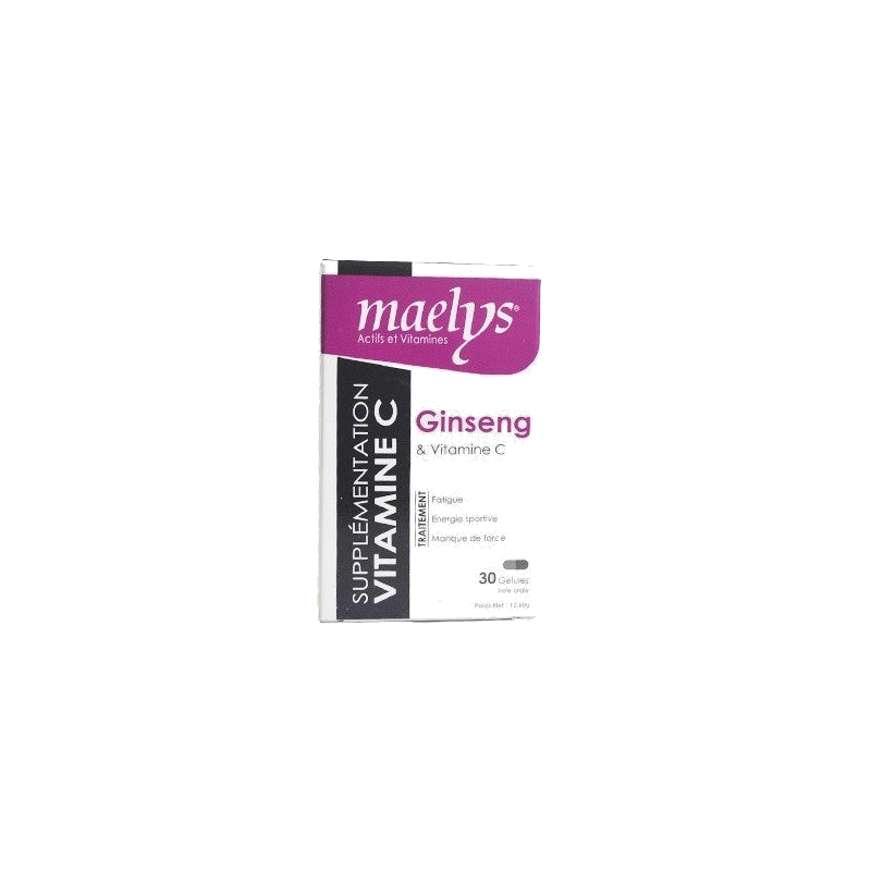 Maelys Ginseng Boite 30 Gélules — MAELYS