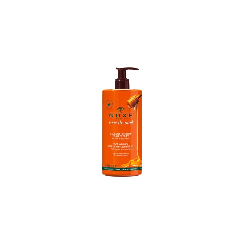 Nuxe Rêve de Miel® Gel Lavant Surgras Visage et Corps 750 ml — NUXE