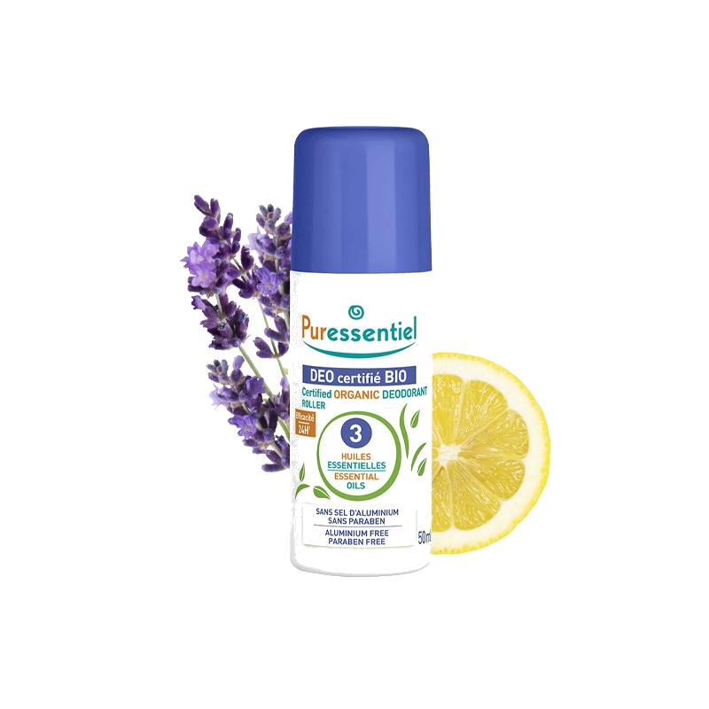 Puressentiel Déodorant Roller Bio 50 ml — PURESSENTIEL