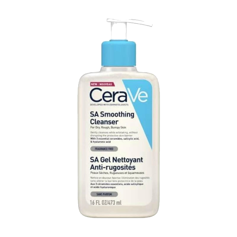 CeraVe SA Gel Nettoyant anti-Rugosités Peau Sèche et Rugueuse 473ml — CERAVE