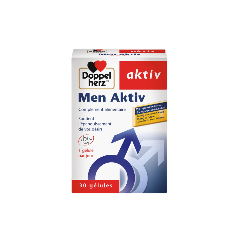 Doppel Herz Aktiv Men Aktiv 30 Gélules — DOPPEL HERZ AKTIV
