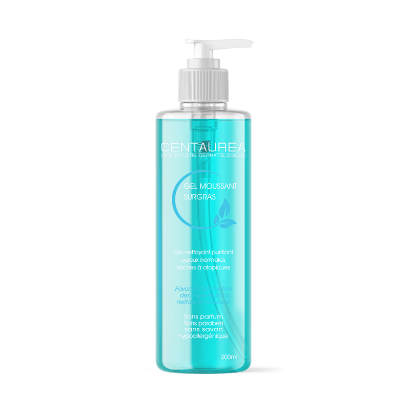 Centaurea Gel Nettoyant Surgras 200 ml — CENTAUREA