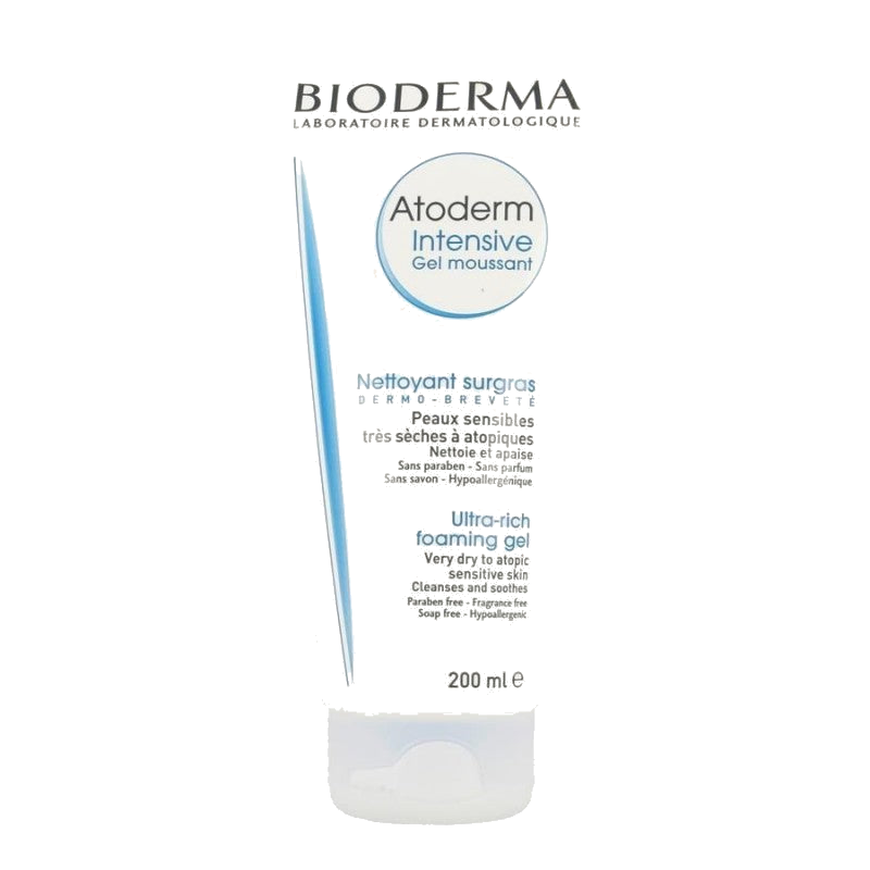 Bioderma Atoderm Intensive Gel Moussant Nettoyant Surgras 200 ml — BIODERMA