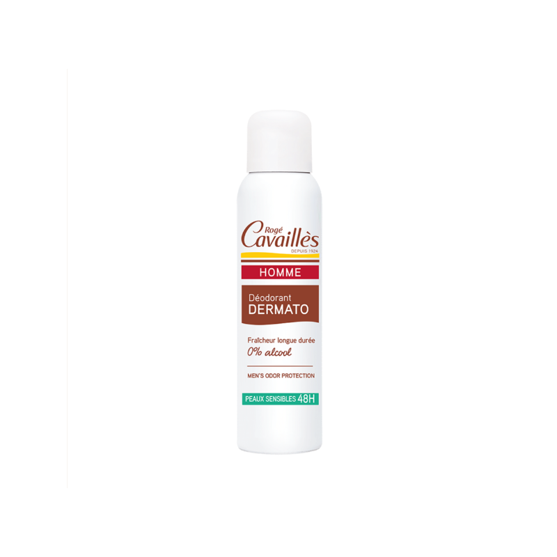 Roge Cavailles Deo Homme Soin Dermato sans Sel d'Aluminium 48H Spray — ROGE CAVAILLES