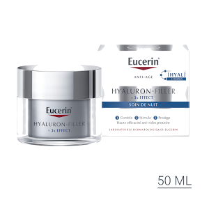 Eucerin Hyaluron Filler 3X Effect Soin de Nuit 50 ml