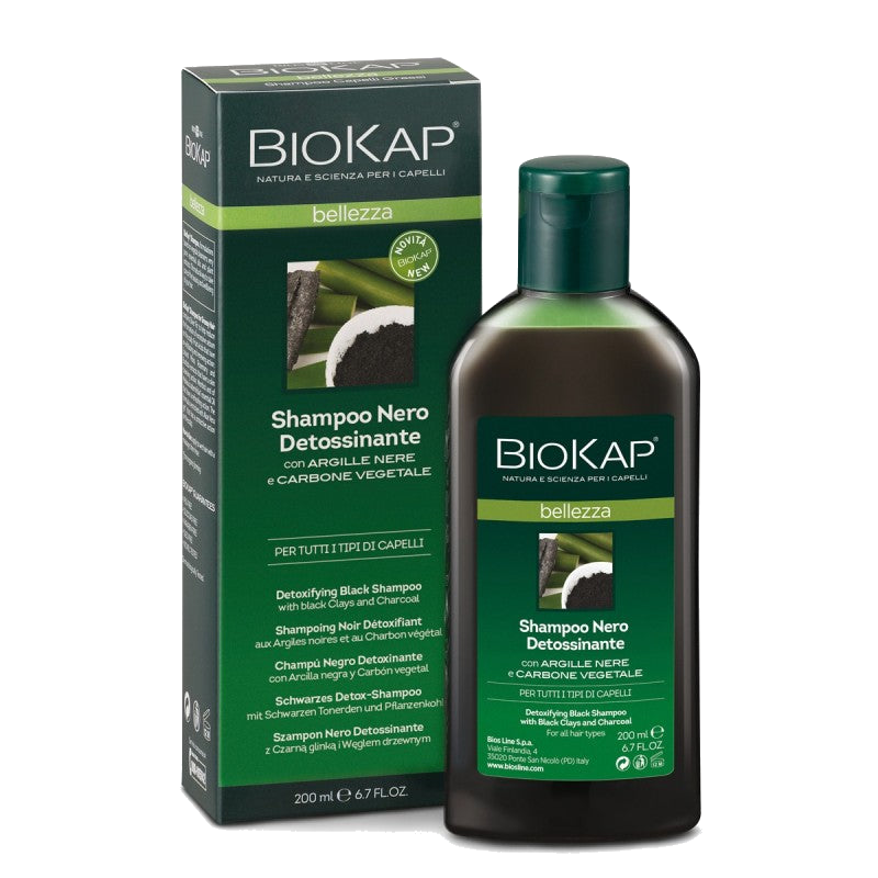 Biokap Shampooing Noir Détox 200 ml — BIOKAP
