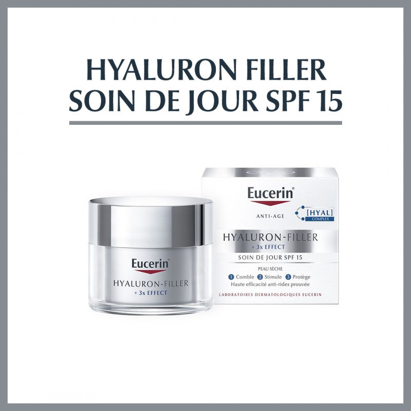Eucerin Hyaluron Filler 3X Effect Soin de Jour 50 ml — EUCERIN