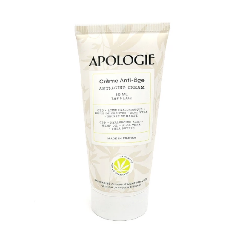 Apologie Crème Visage anti Âge au Cbd 50ml — Apologie