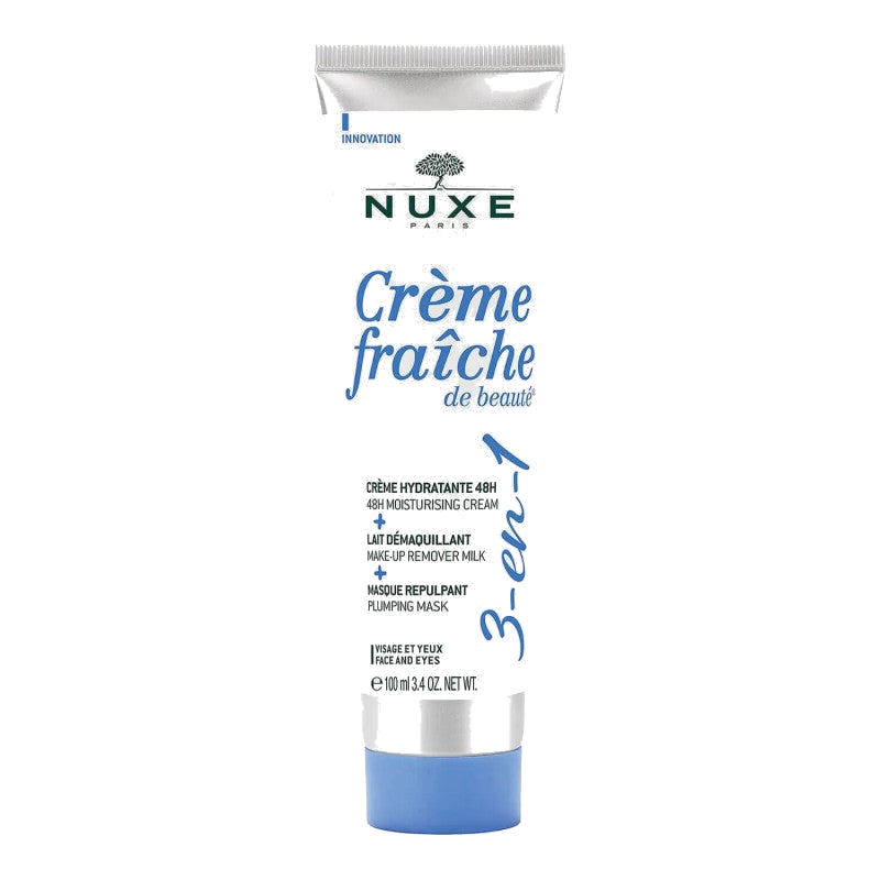 Nuxe Crème Fraîche de Beauté 3-en-1, Crème Hydratante 48H, Lait — NUXE