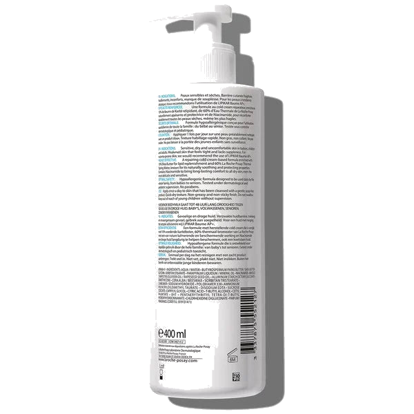 La Roche-Posay Lipikar Lait anti-Dessèchement Peau Sèche et Sensible 400 ML — visuel 3