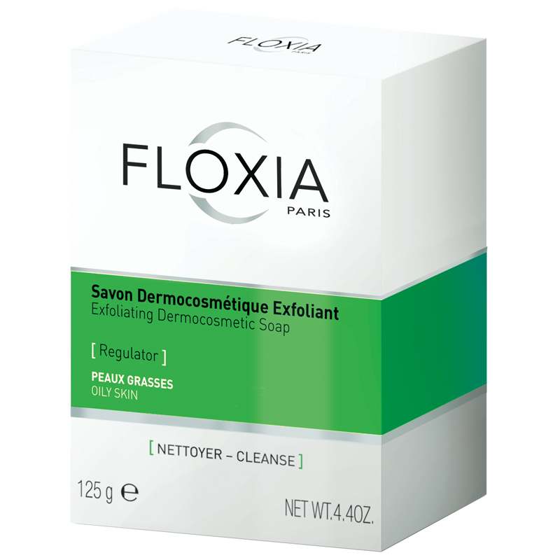 Floxia Regulator Savon Dermocosmétique Exfoliant Peaux Grasses 125g — FLOXIA