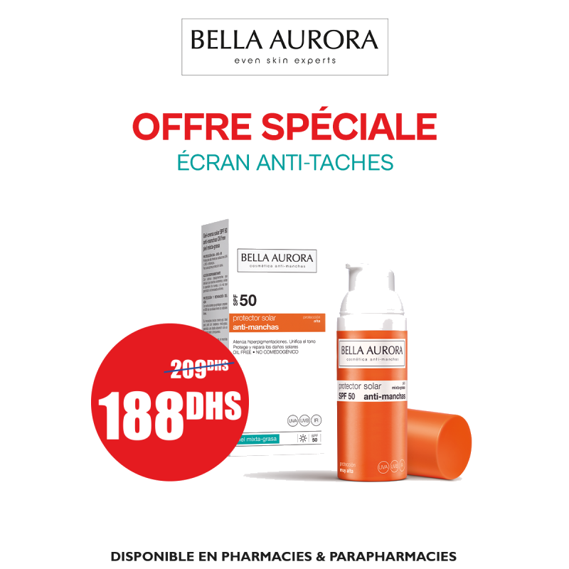 Bella Aurora Promo Gel Solaire anti Tâche SPF 50+ 50 ml — BELLA AURORA