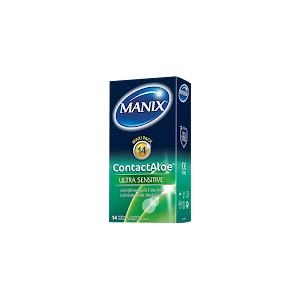 Manix Contact Aloe Ultra Sensible Boite 14